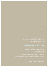 Bisect Baptism and Christening Invitations
