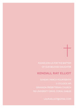 Bisect Baptism and Christening Invitations