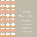 Bulb Baptism and Christening Invitations