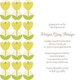 Bulb Baptism and Christening Invitations