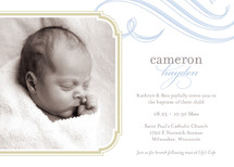 Cloud Nine Baptism and Christening Invitations