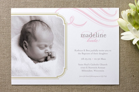 christening invitations