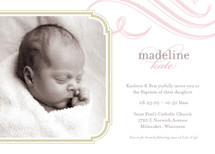 Cloud Nine Baptism and Christening Invitations
