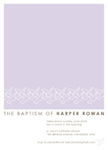 Dove Outline Baptism and Christening Invitations