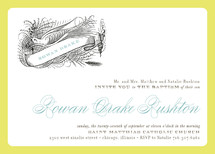 Float + Birdie Baptism and Christening Invitations