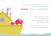 Noah Baptism and Christening Invitations