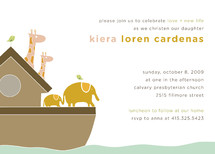 Noah Baptism and Christening Invitations
