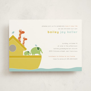 Noah Baptism and Christening Invitations