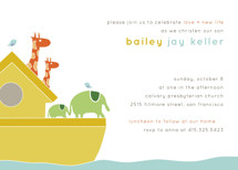 Noah Baptism and Christening Invitations