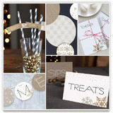 Silver and Gold Party Decor