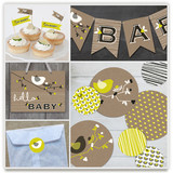 Nesting Bird Party Decor