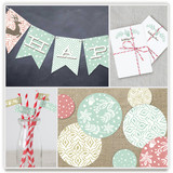 Vintage Reindeer Party Decor