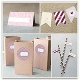 Red Velvet Party Decor