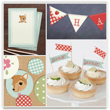 Fancy Fawn Party Decor