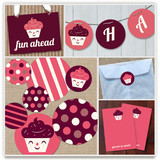 Sweet Cupcakes Party Decor