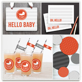 Urban Baby Party Decor