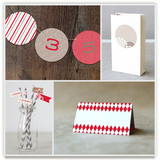 Patterned Floral Kraft Party Decor