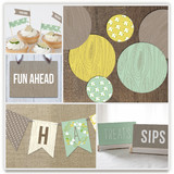 Wooded Blooms Party Decor
