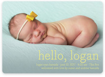 Hello Baby Birth Announcement Magnets