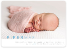 Baby Sophisticate Birth Announcement Magnets
