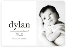 float + tiny heart Birth Announcement Magnets