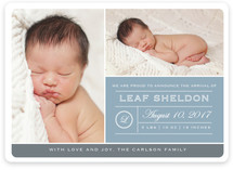 From Your Nose to Your Toes Birth Announcement Magnets