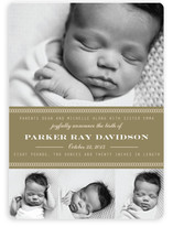 Oliver Birth Announcement Magnets