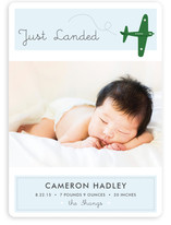 Fly By Baby Birth Announcement Magnets