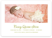 Pure Birth Announcement Magnets