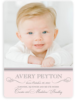 Sweet Sophistication Birth Announcement Magnets