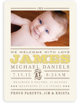 Wild West Baby Birth Announcement Magnets