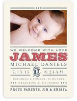 Wild West Baby Birth Announcement Magnets