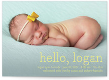 Hello Baby Birth Announcement Postcards
