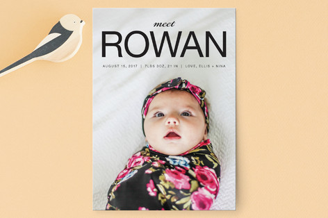 Meet Jacob Birth Announcement Postcards