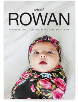 Meet Jacob Birth Announcement Postcards