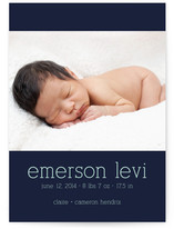 Luxe Birth Announcement Postcards