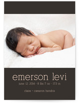 Luxe Birth Announcement Postcards