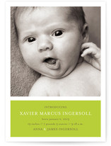 Poetic Birth Announcement Postcards