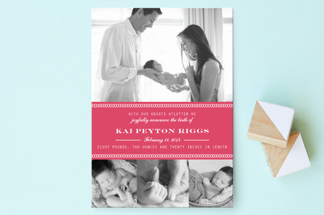Sweet Arrival Birth Announcement Postcards