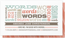 Good with Words Business Cards