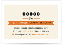 Friendly Type Business Cards