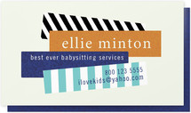 Bar Graph Business Cards