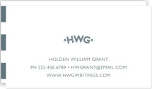 Collegiate Business Cards