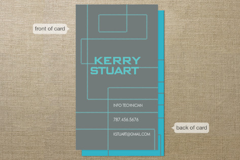 Technological Mark Business Cards