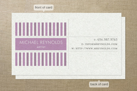 Modern Art Business Cards