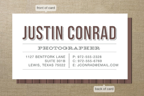Bona Fide Business Cards
