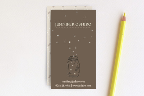 fireflies Business Cards
