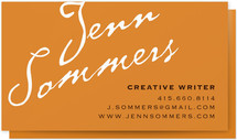 Antique Copperplate Business Cards