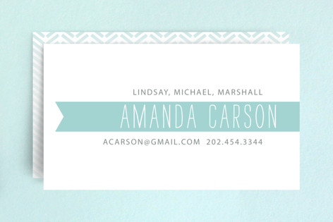 Wrapped in a Banner Business Cards