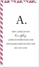 Initial then Period Business Cards